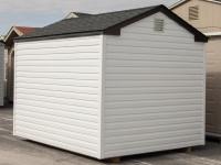 8x10 Madison Series (Economy Line) Peak Roofline Storage Shed with Vinyl Siding