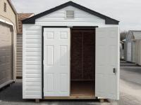 8x10 Madison Series (Economy Line) Peak Roofline Storage Shed with Vinyl Siding